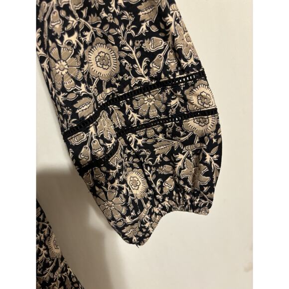 Boden Dress 8 Womens Ruffle Enchanting Twig Long Sleeve Knee Length Fall Boho - Picture 10 of 11